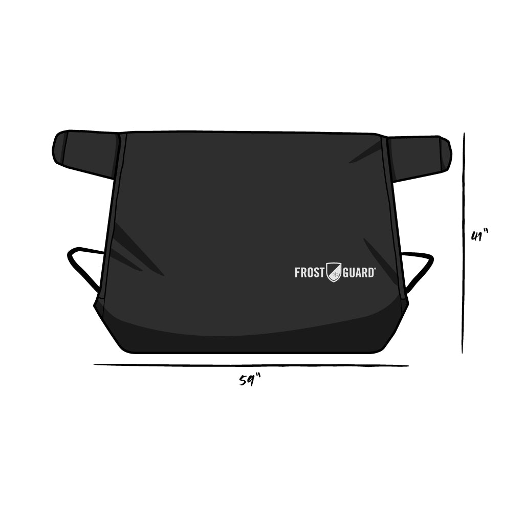 frostguard glove | winter windshield cover | frost windshield cover | ice windshield cover | frost guard black standard